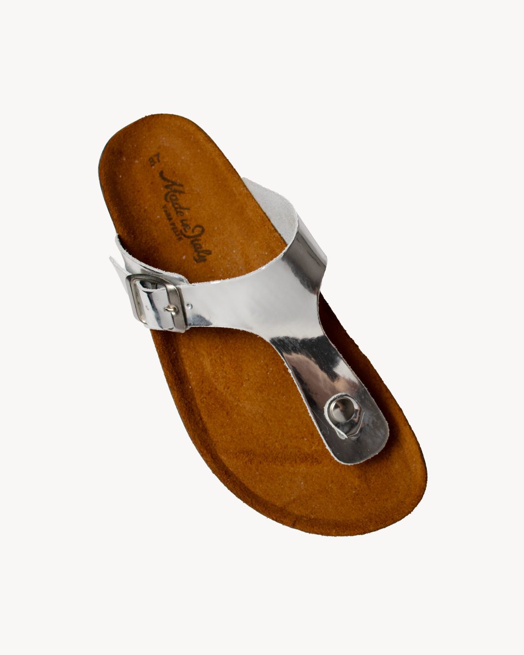 Rosy leather sandals