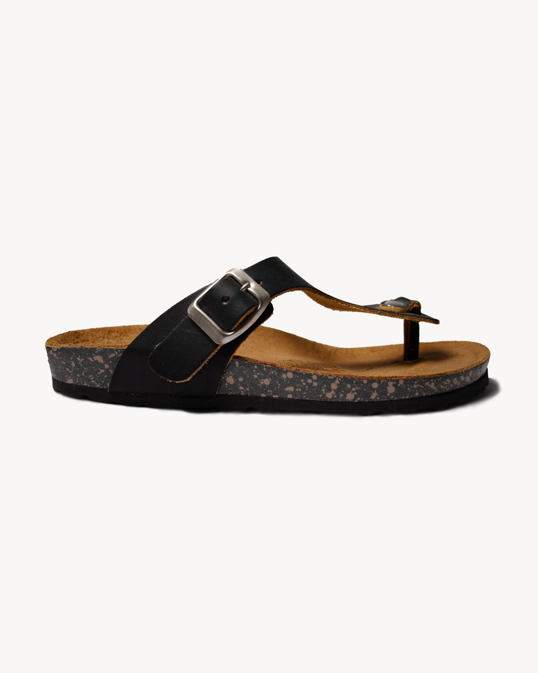 Rosy leather sandals