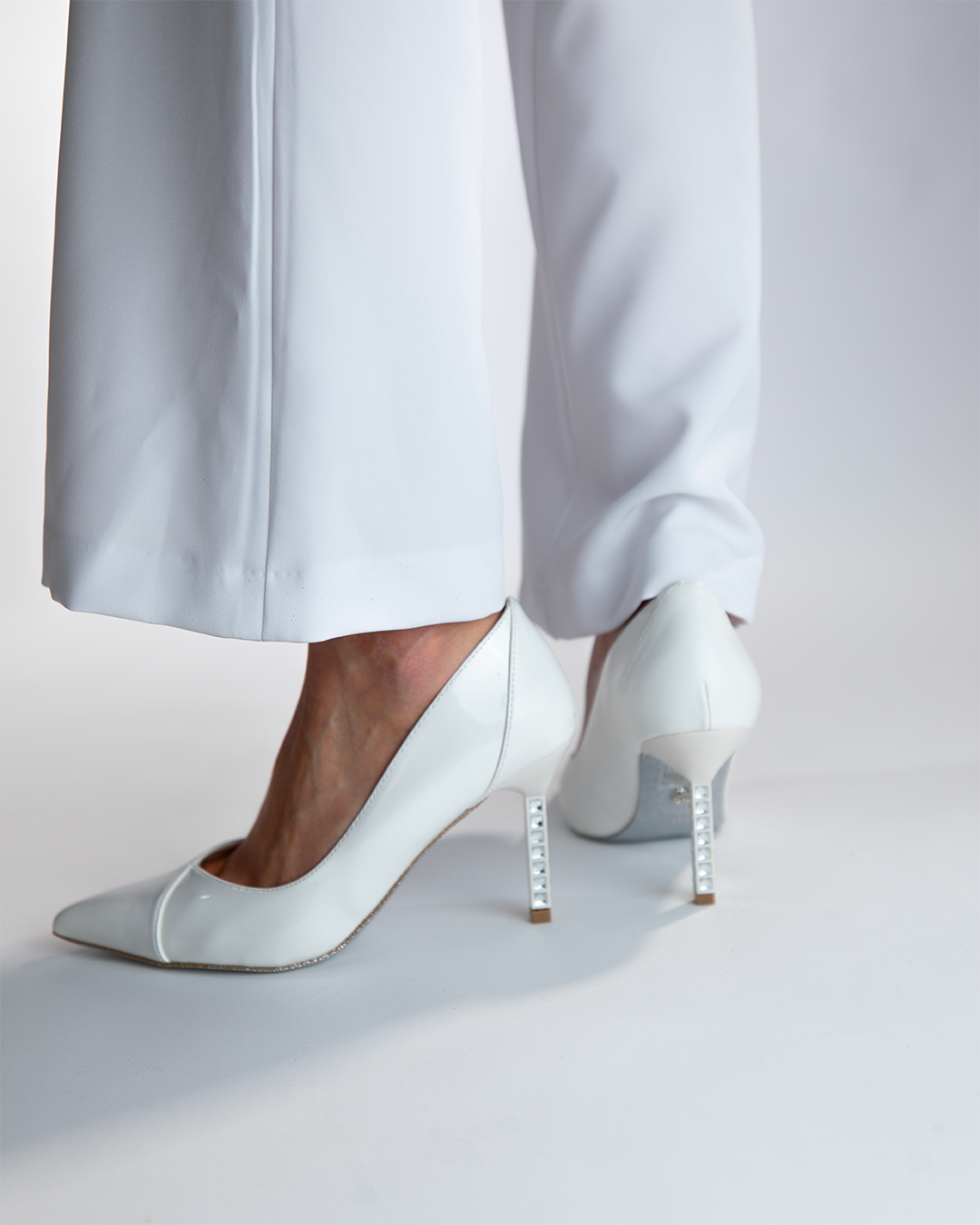 Patent jewel pumps