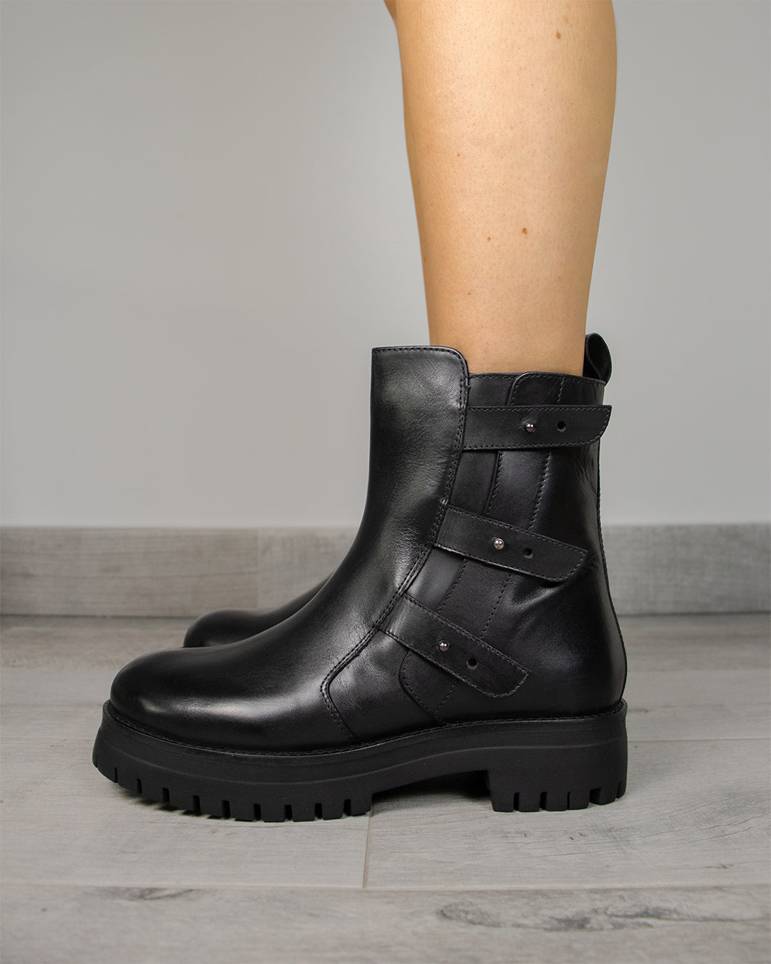 Stivali Beijing in pelle