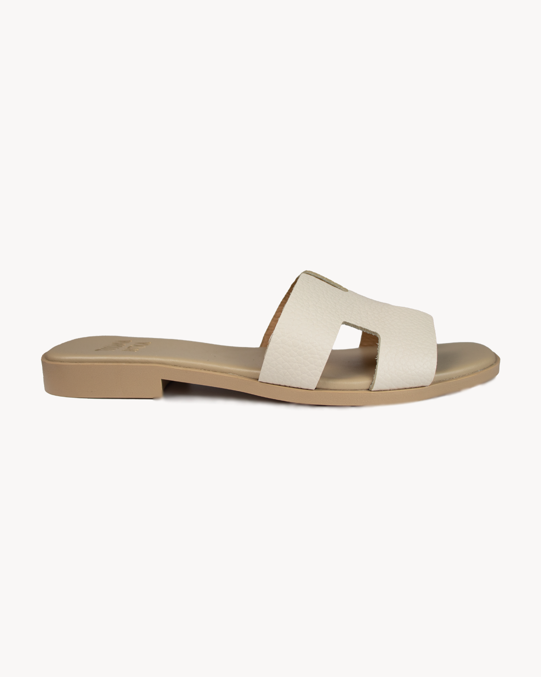 H leather sandal