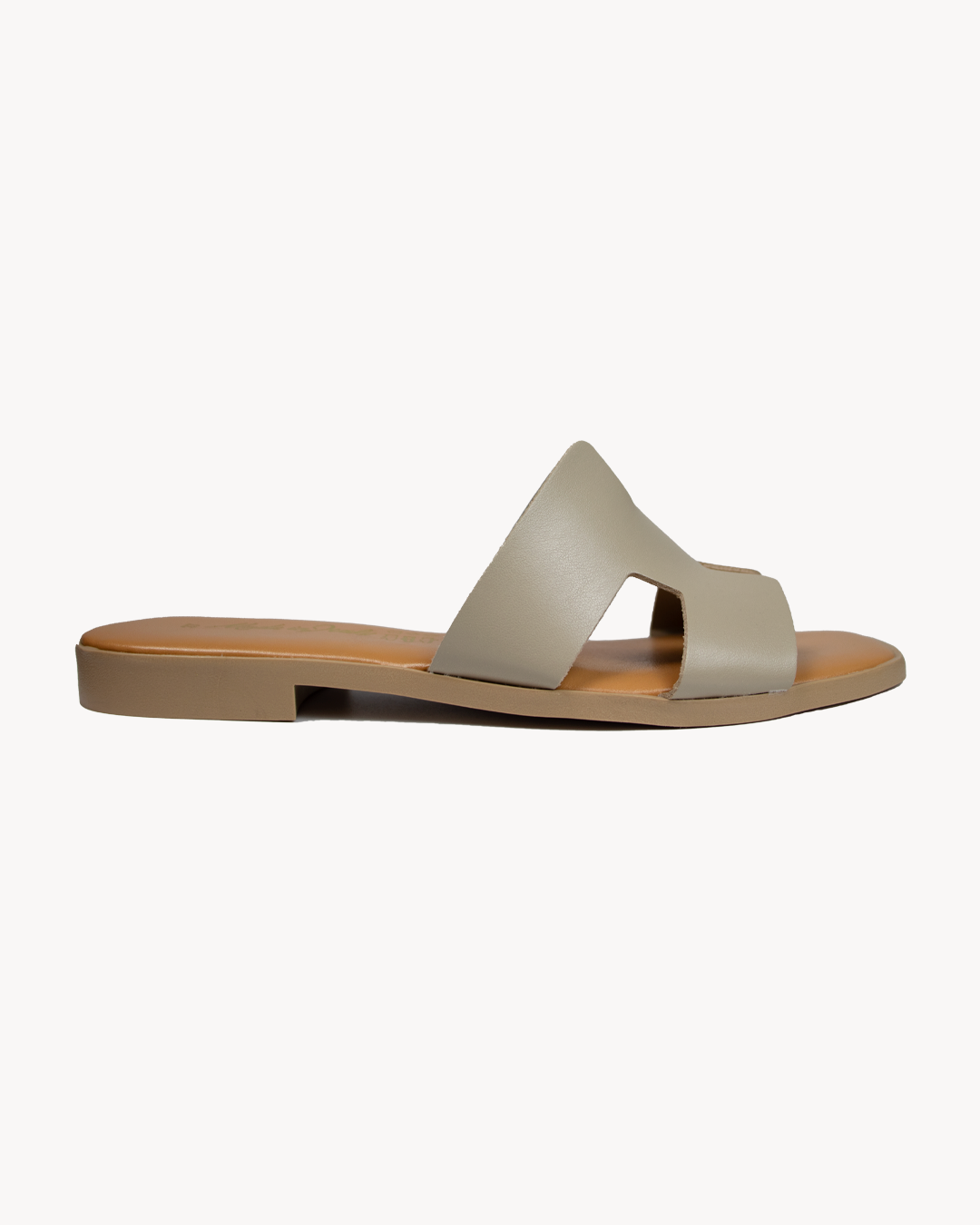 H leather sandal