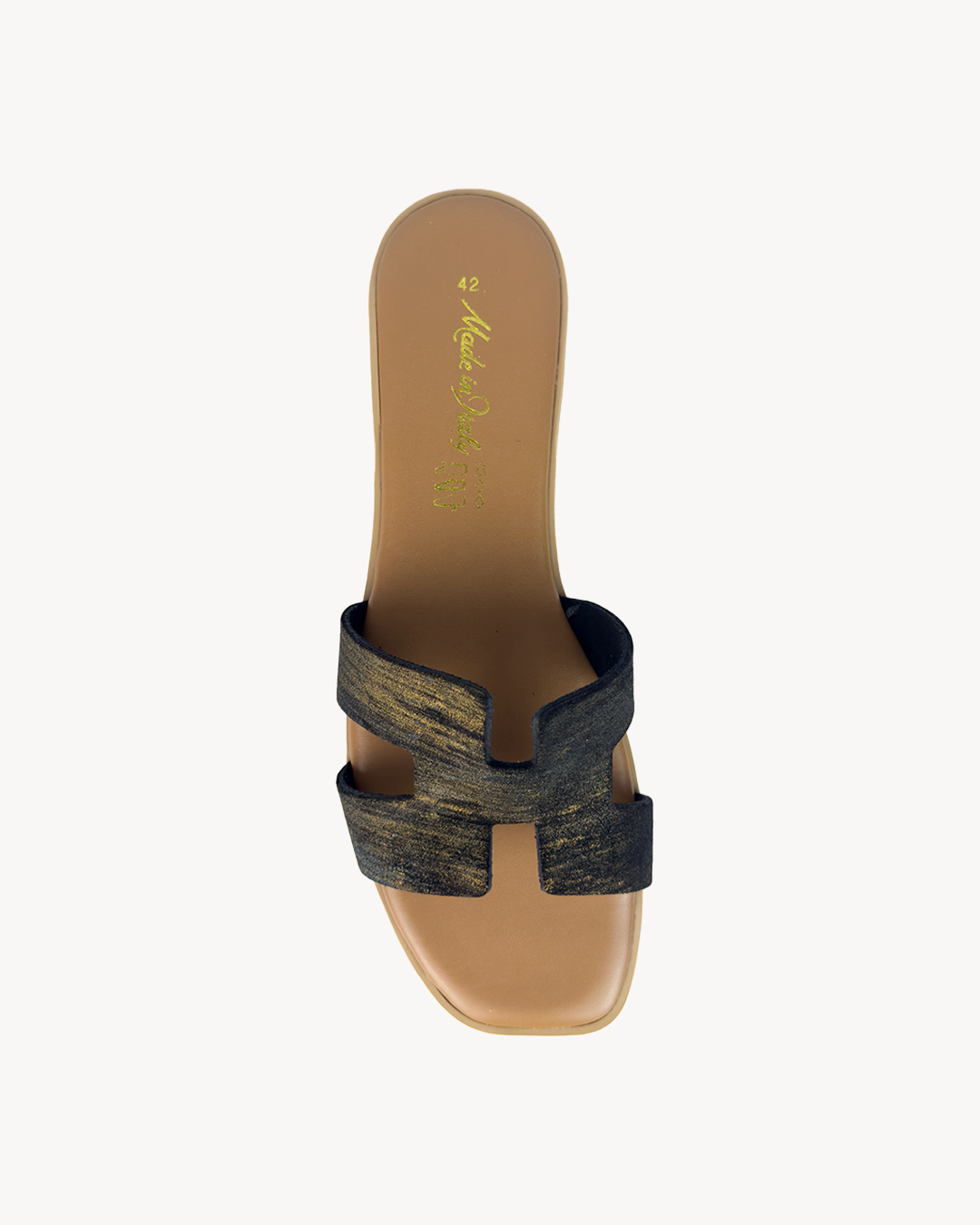 Sandalo H in pelle