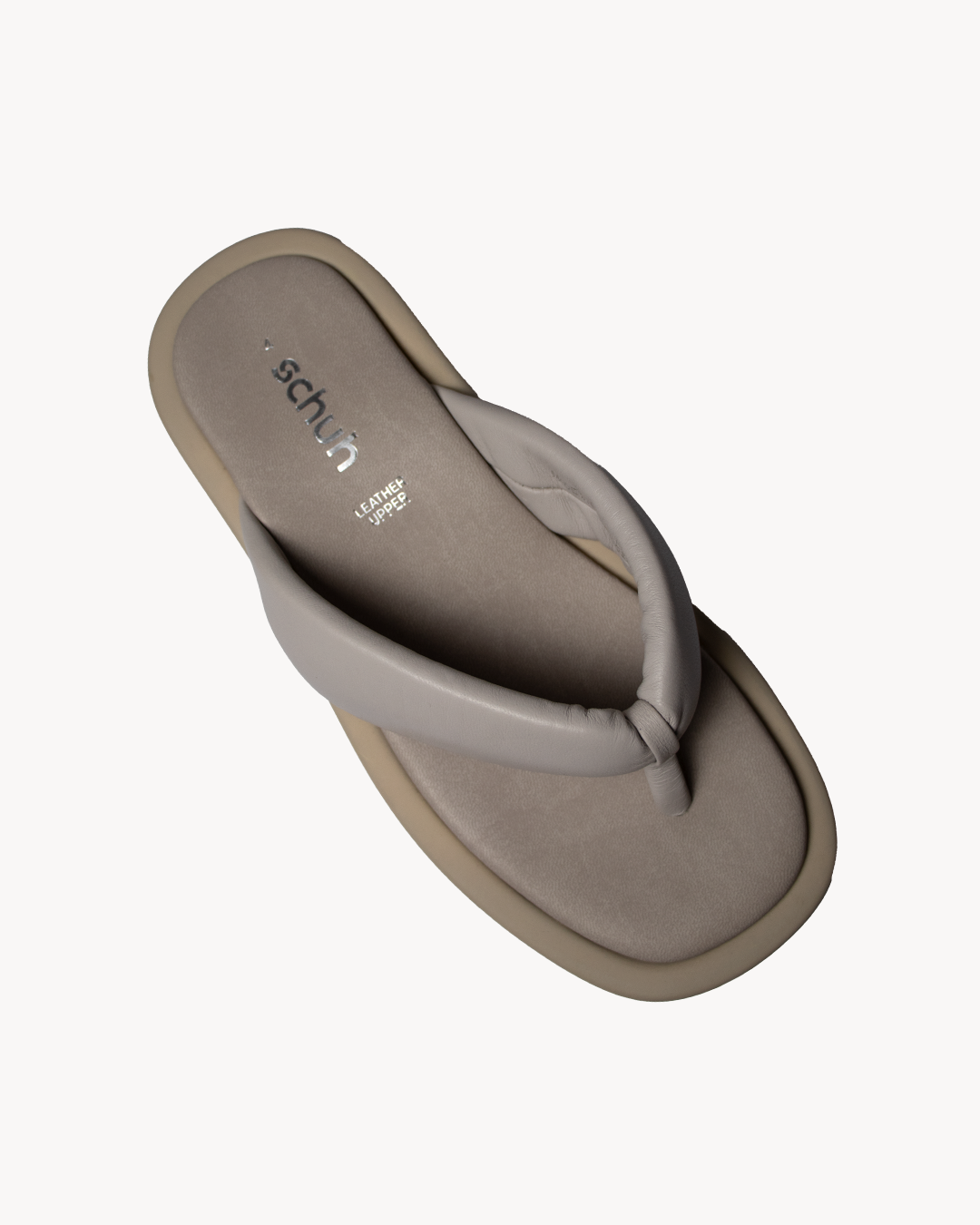 Leather flip flop sandal