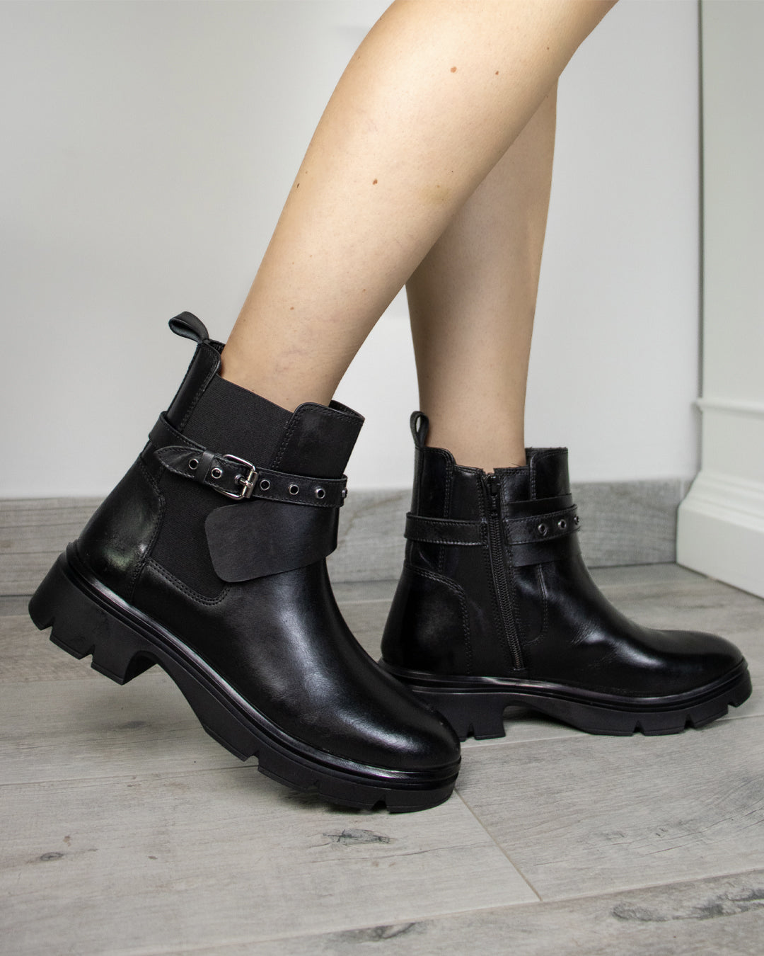 Stivali Melbourne in pelle