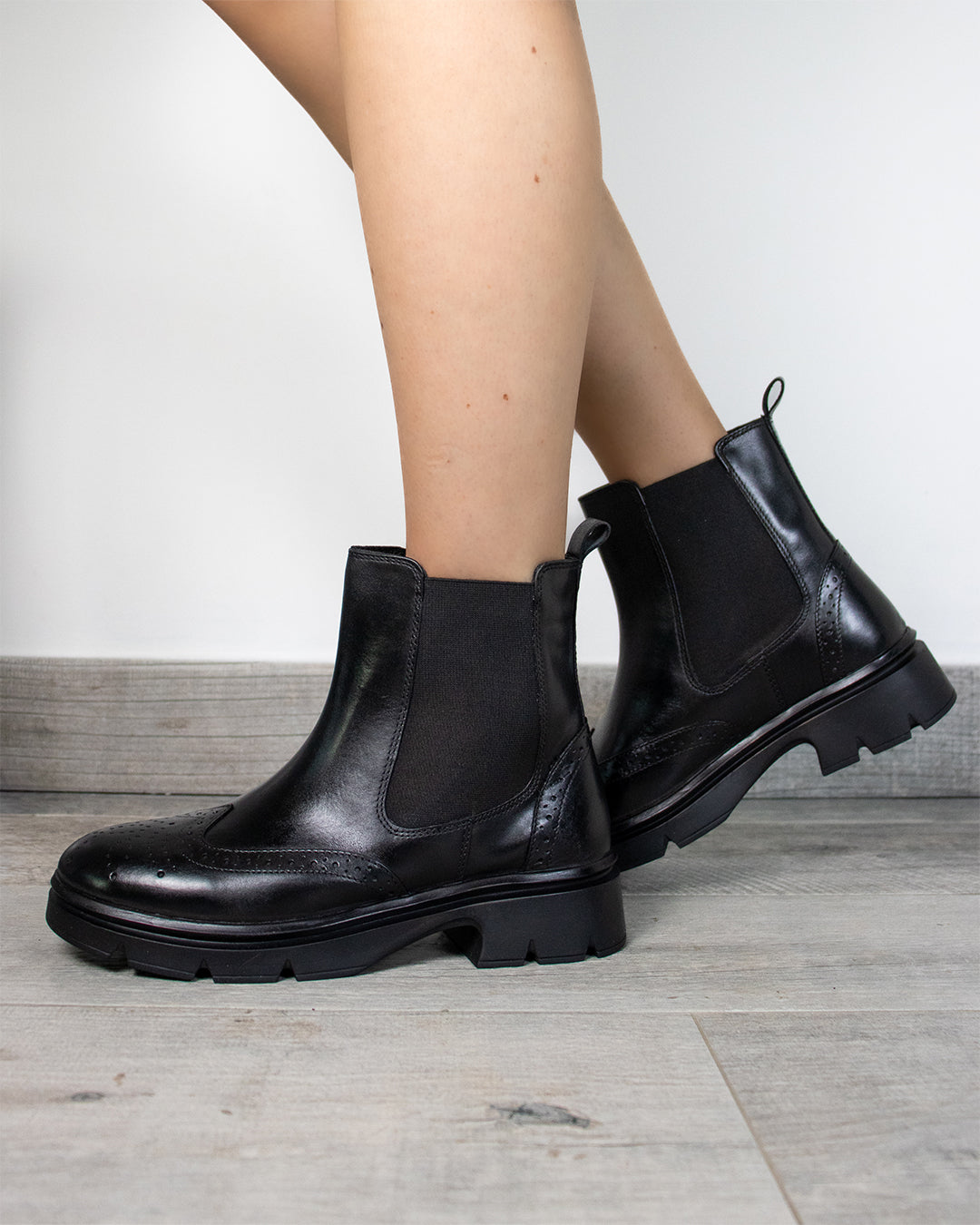 Stivali Mumbai in pelle