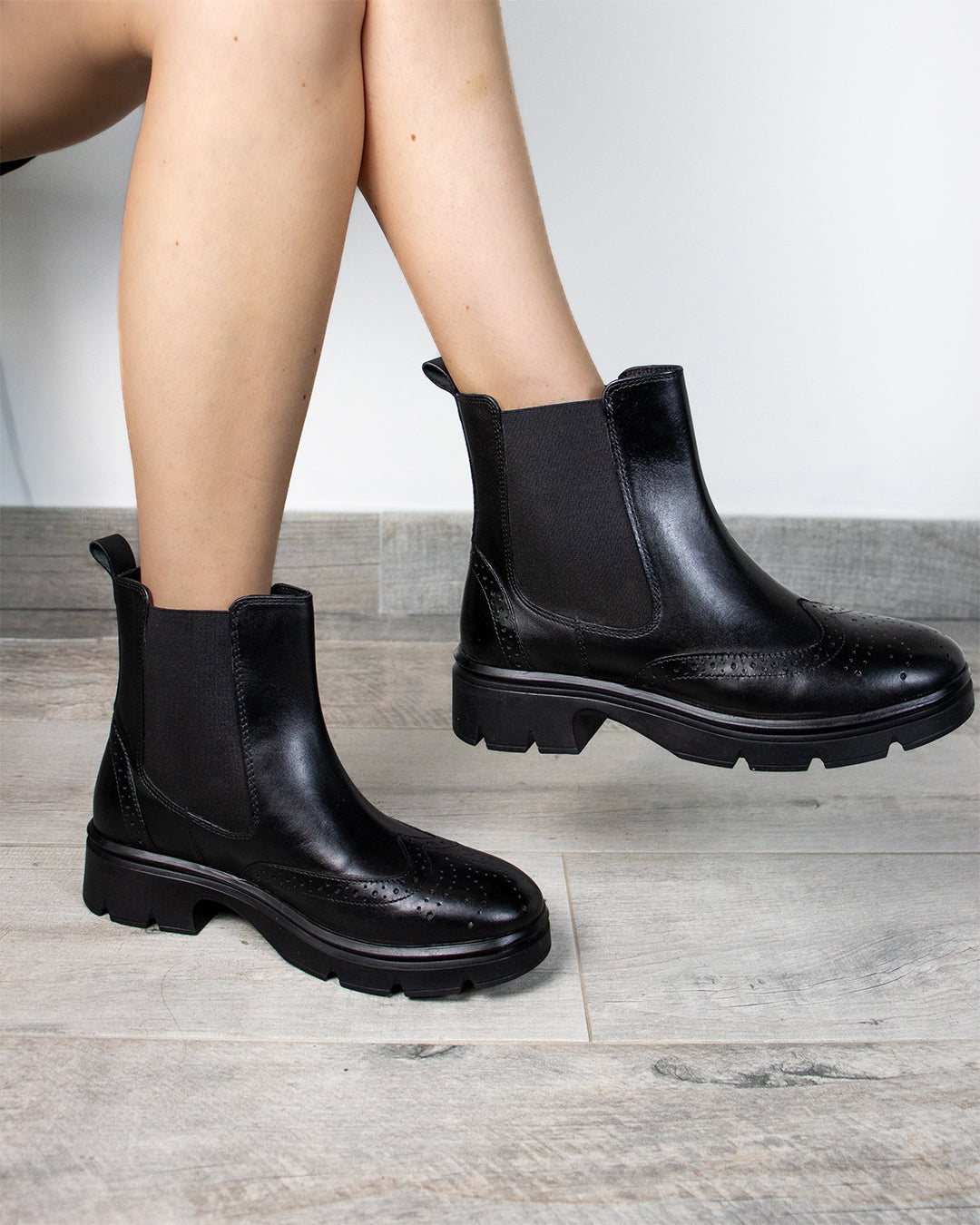 Stivali Mumbai in pelle