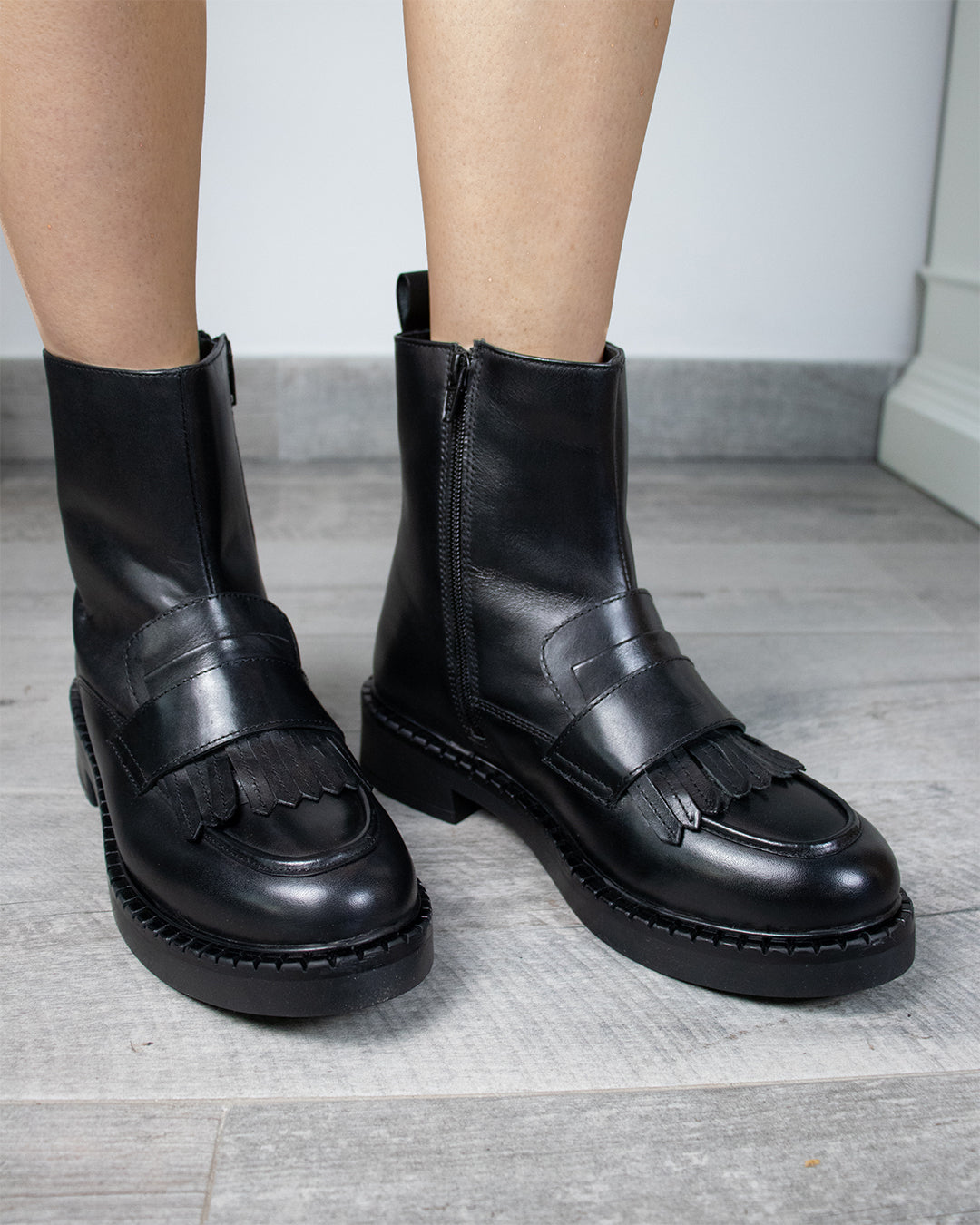 Stivali Paris in pelle