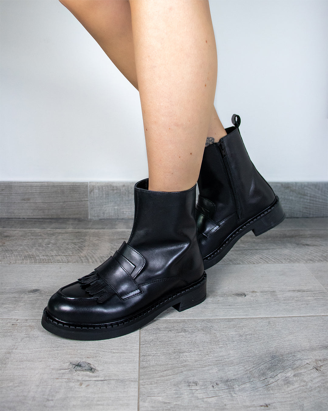 Stivali Paris in pelle