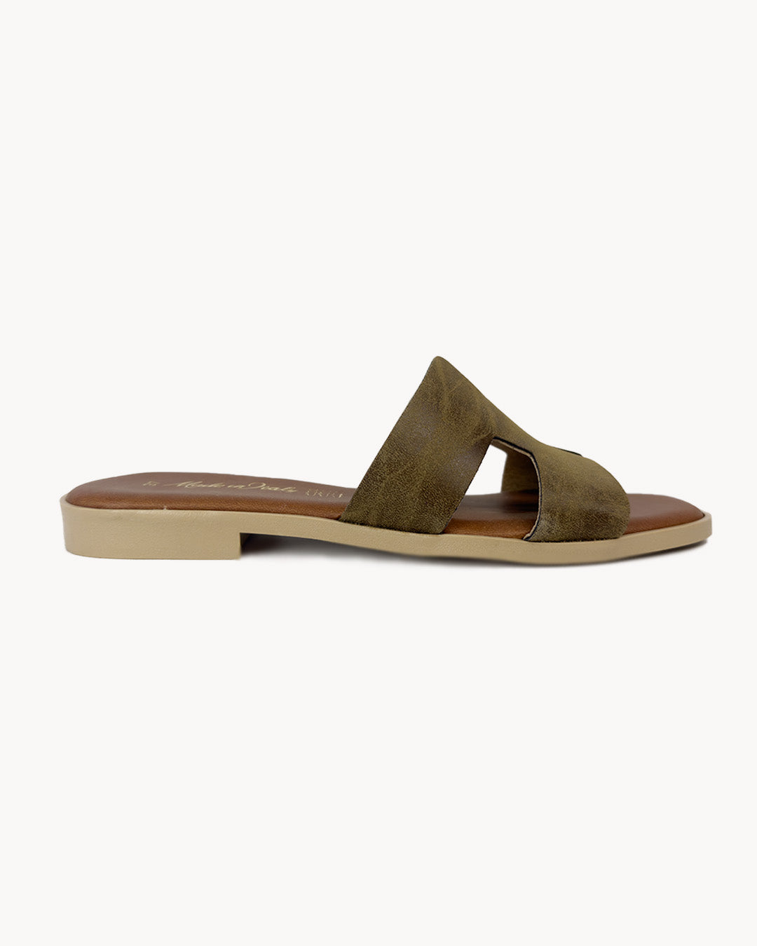 Sandalo H in pelle