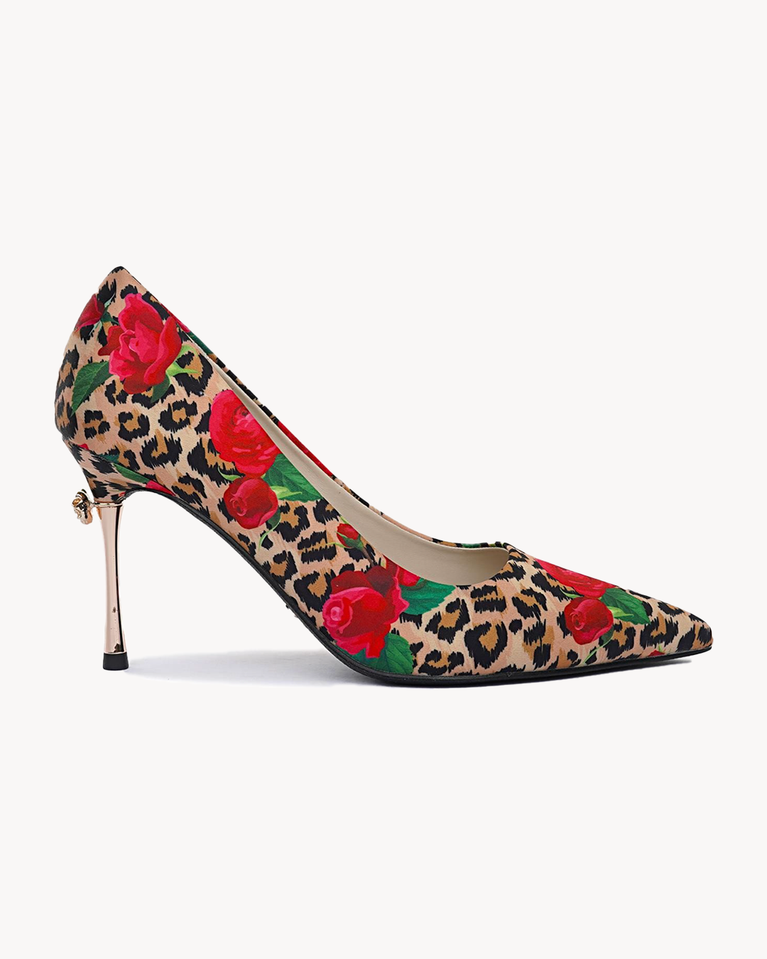 Animal print pumps