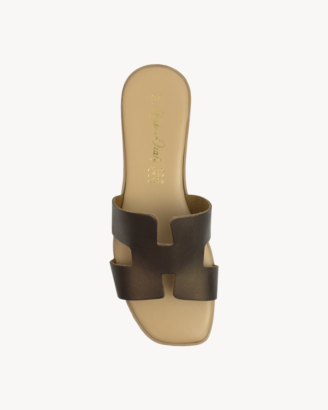 Sandalo H in pelle