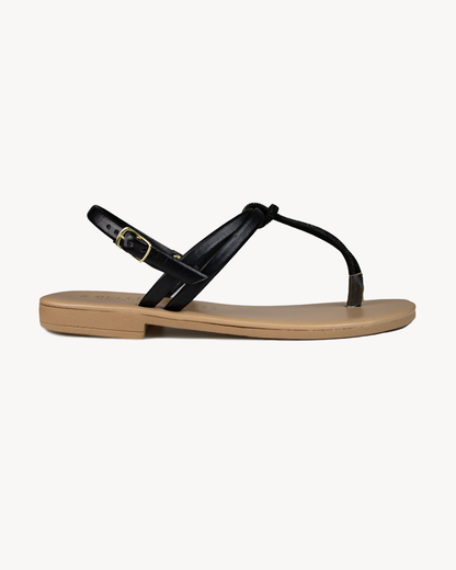 Leather Knot Sandals