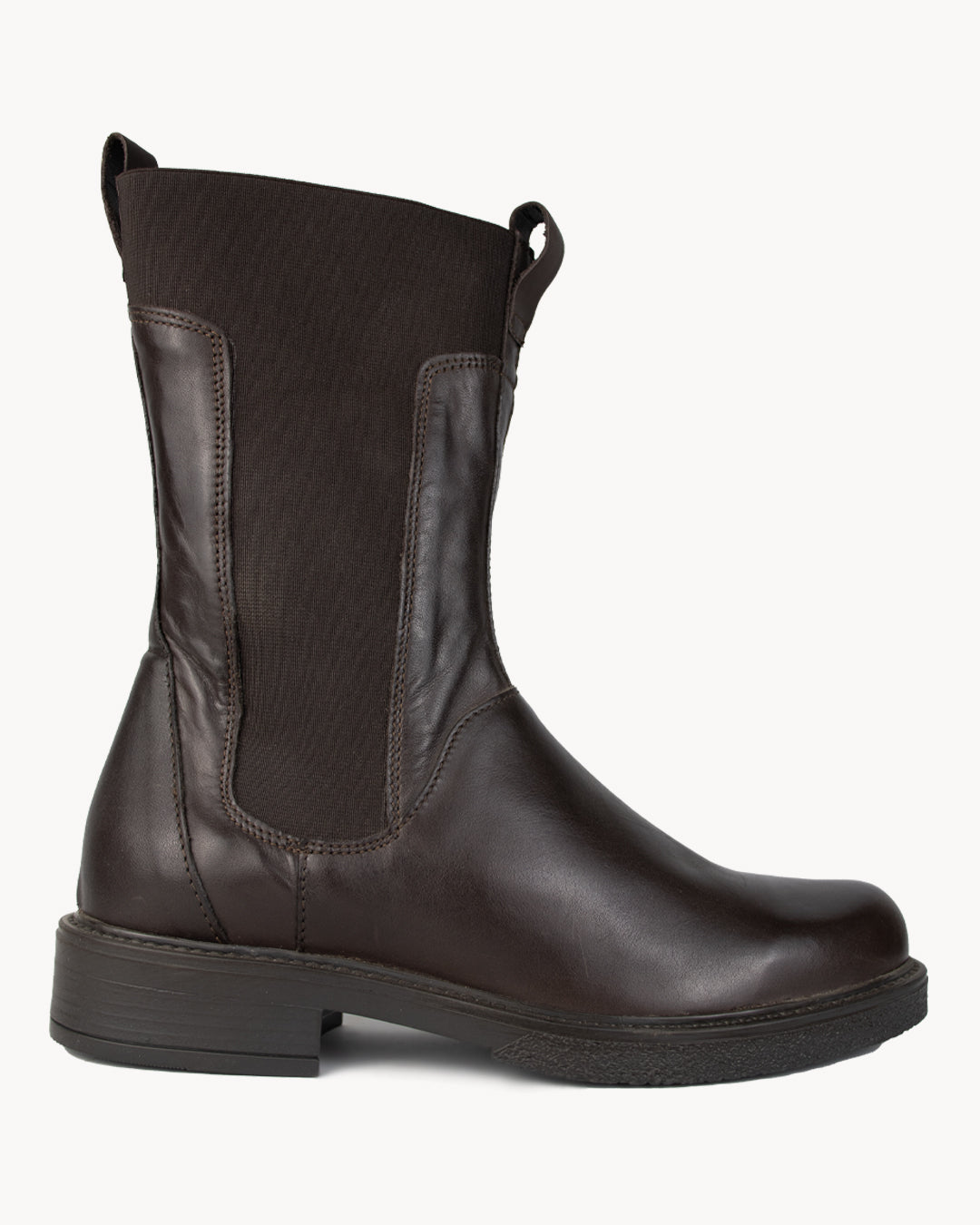Leather ankle boots