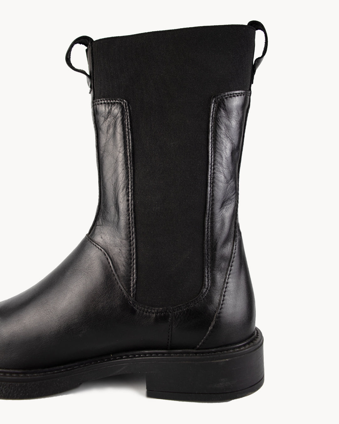 Leather ankle boots