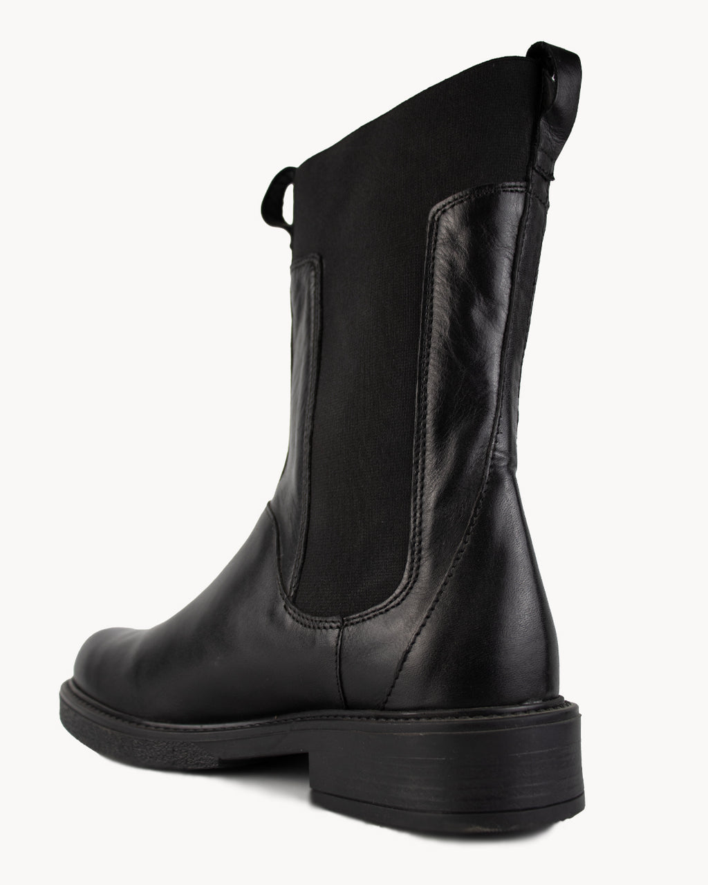 Leather ankle boots