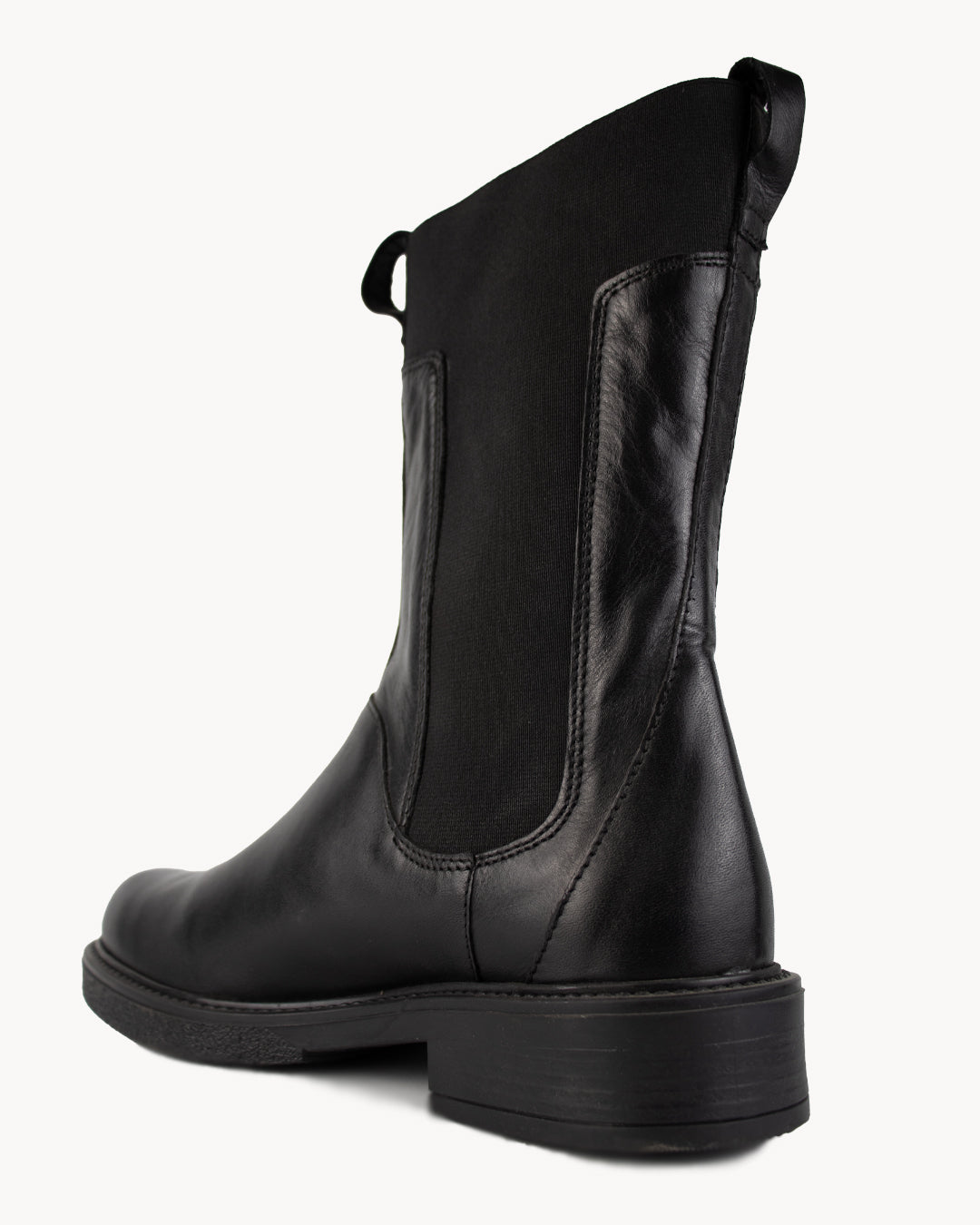 Leather ankle boots