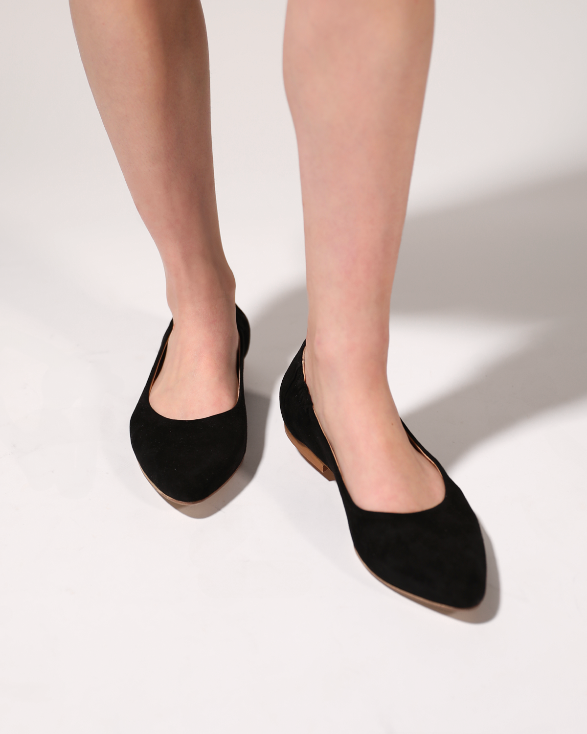 Ballerine Mara Flexlite in camoscio