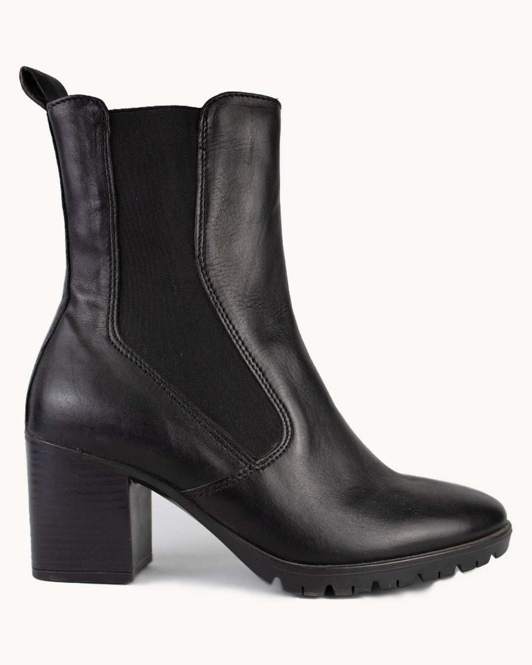 Leather ankle boots