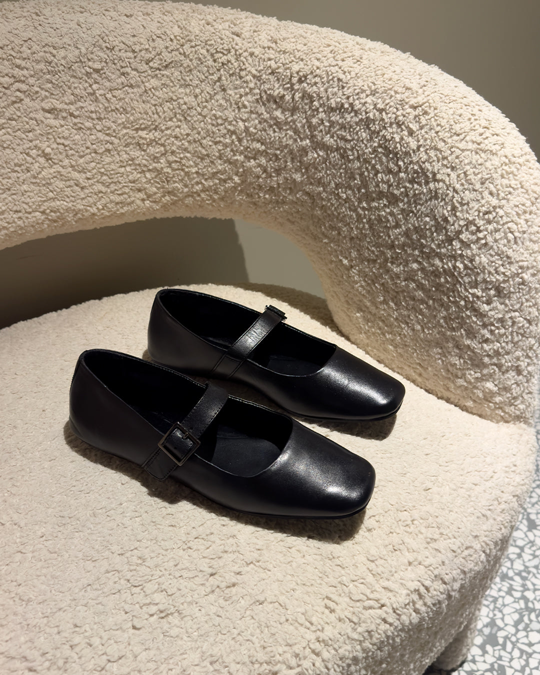 Ballerine in pelle