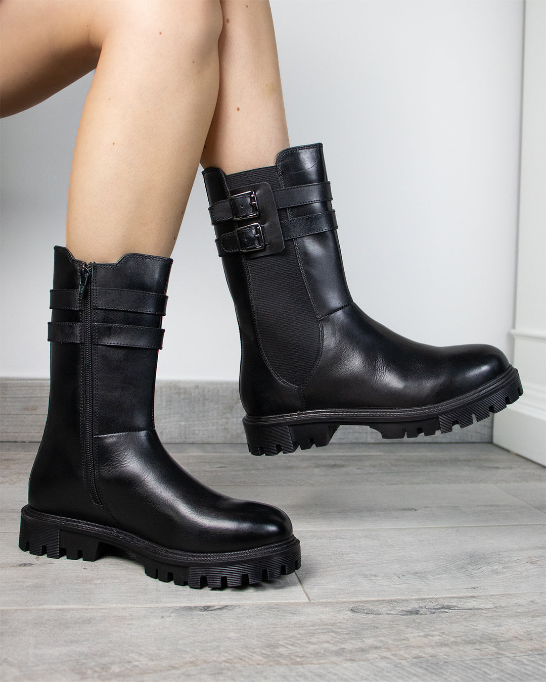 Madrid leather boots