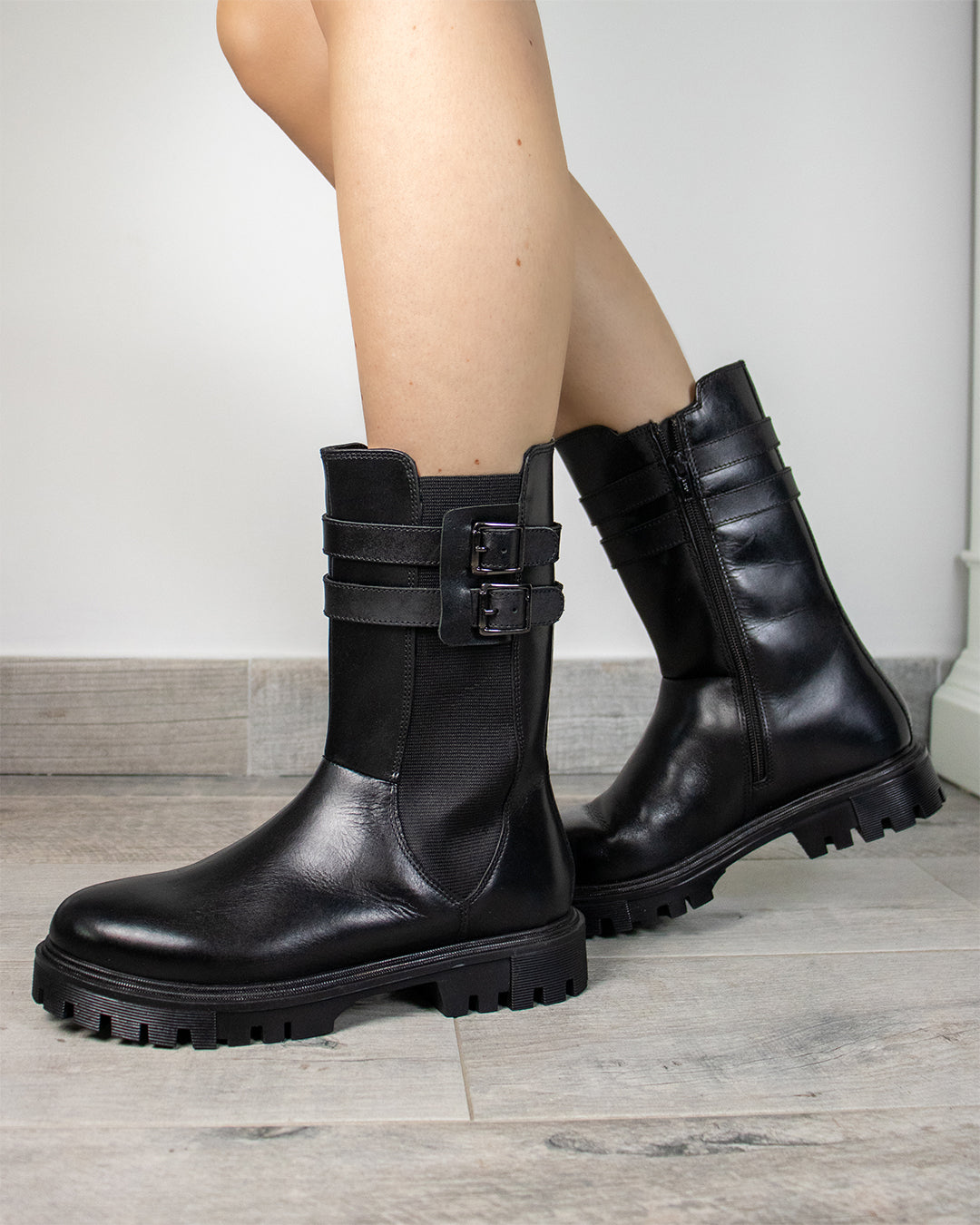 Madrid leather boots
