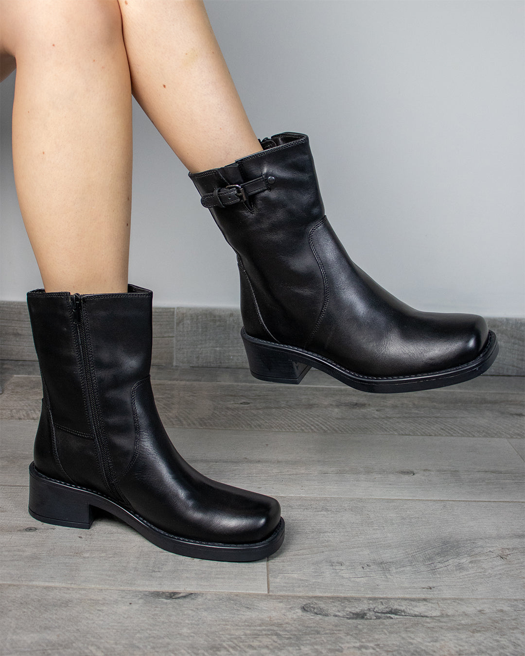 Miami leather boots