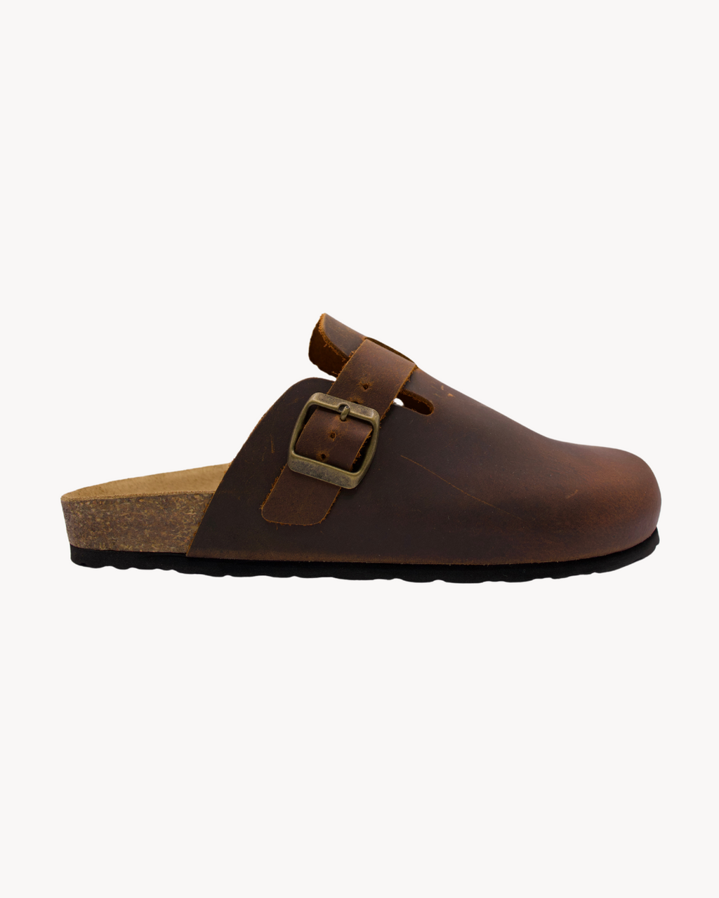 Oiled Leather Mules | MEN