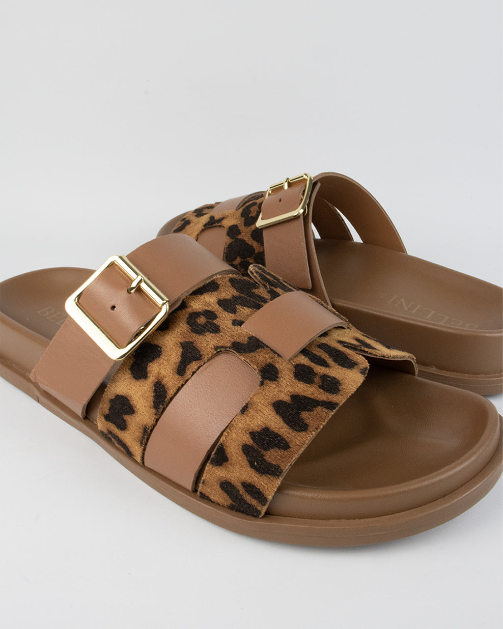 Bellini Cipro women's sandals in genuine animalier leather