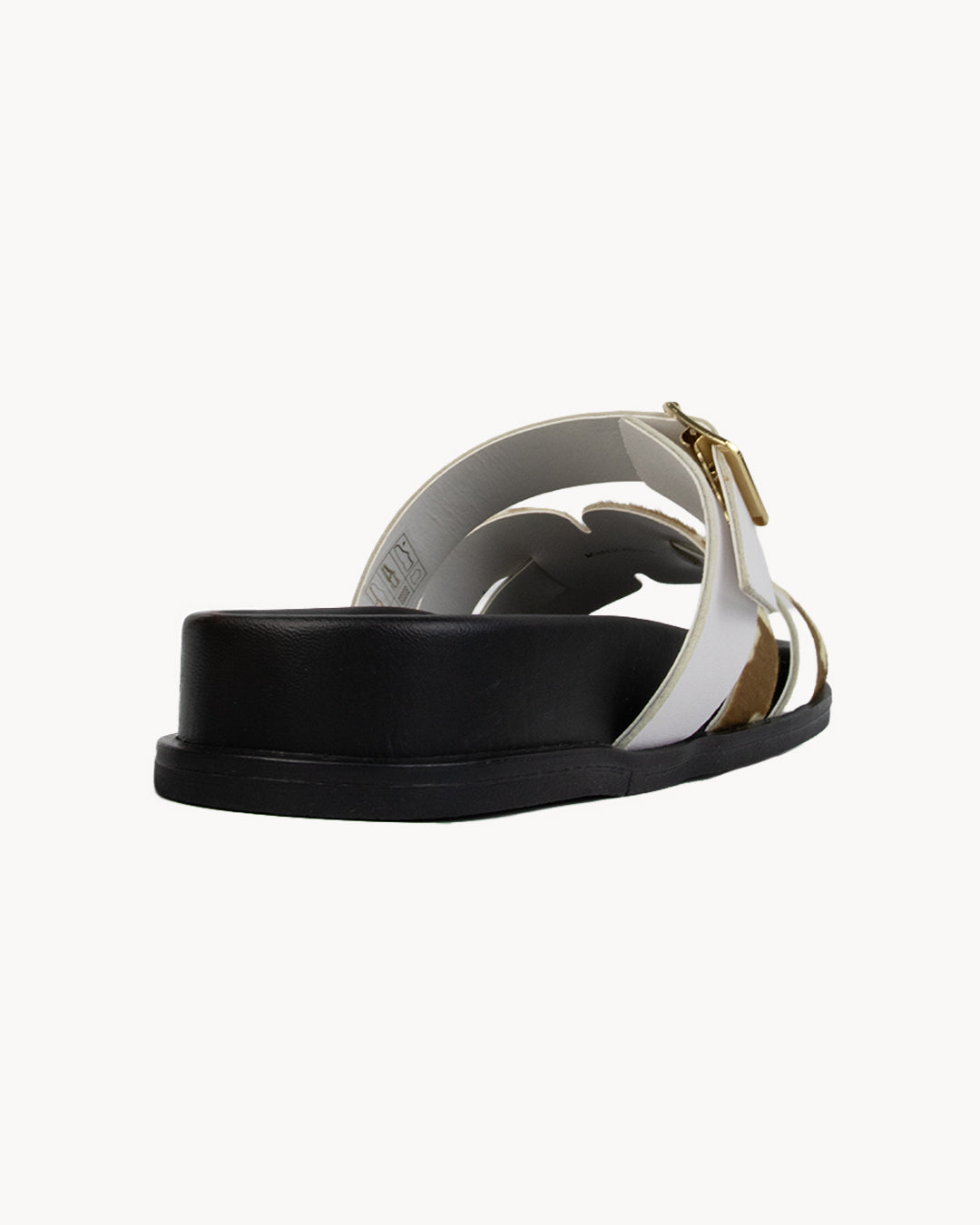 Sandalo donna Bellini Cipro in vera pelle animalier