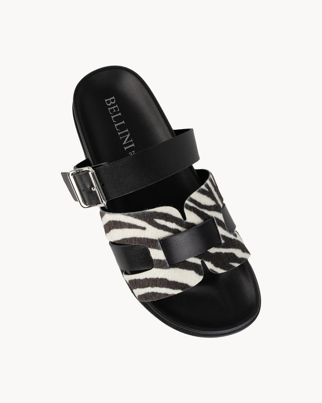 Sandalo donna Bellini Cipro in vera pelle animalier