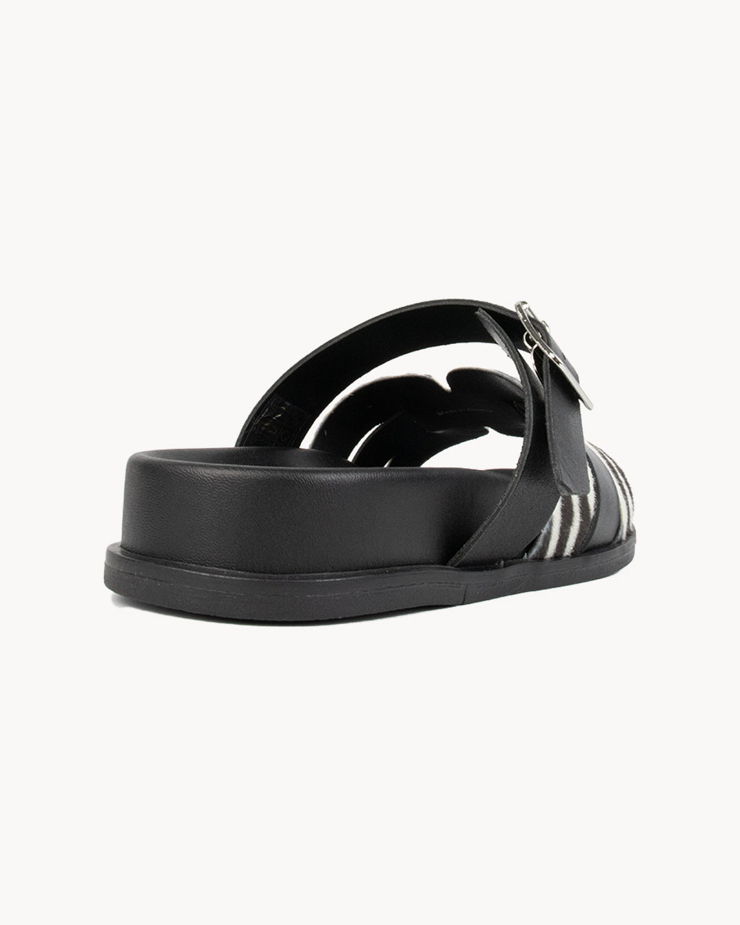 Sandalo donna Bellini Cipro in vera pelle animalier