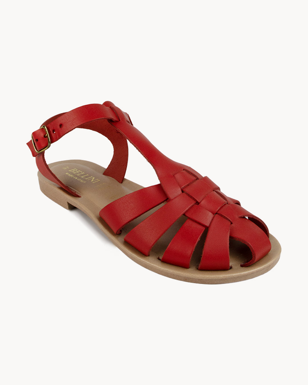 Sandalo Matera in pelle con cinturino