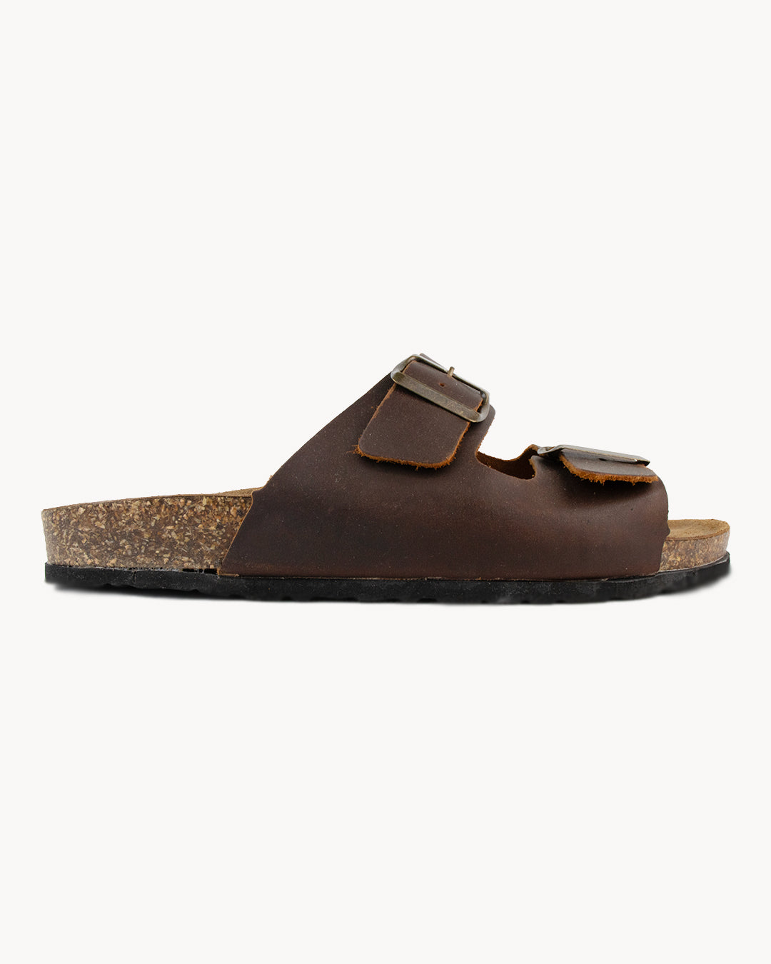 Sandalo Daniel in pelle con doppia fibbia | UOMO