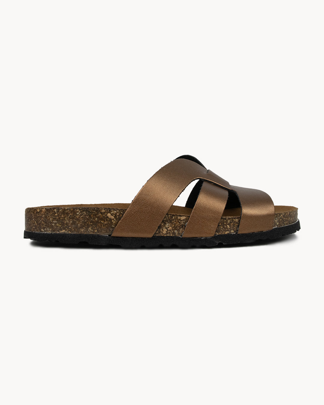 Sandalo Valeria in pelle metallizzata