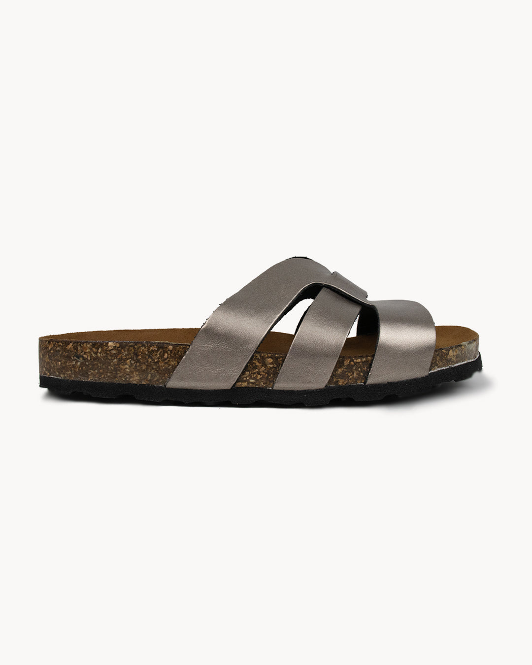 Sandalo Valeria in pelle metallizzata