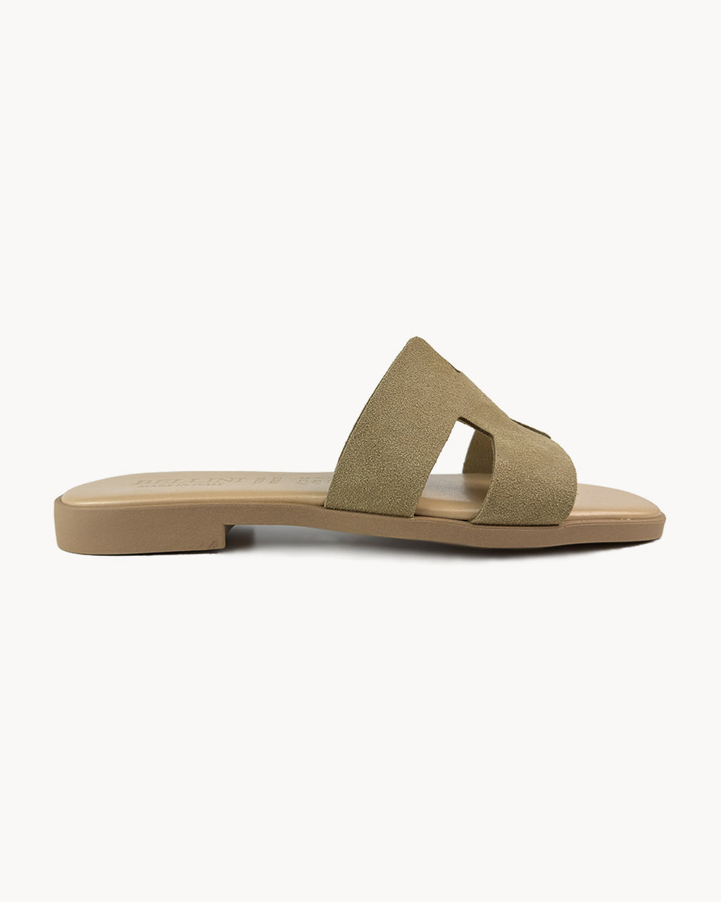 H suede sandal