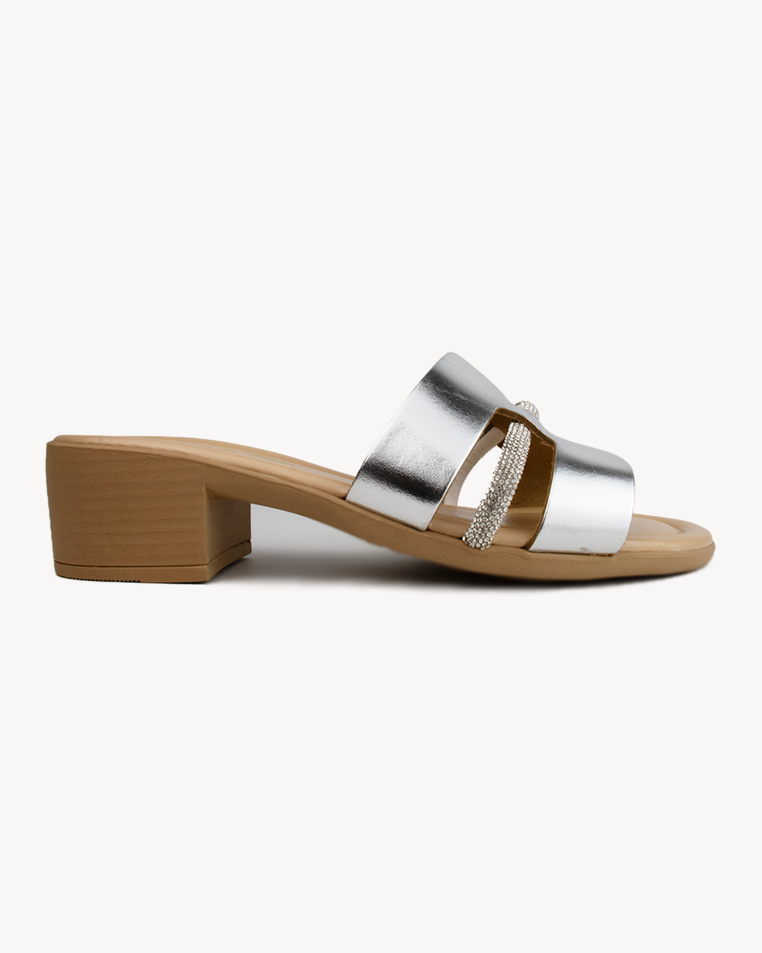 Sandalo Sibilla in pelle con tacco