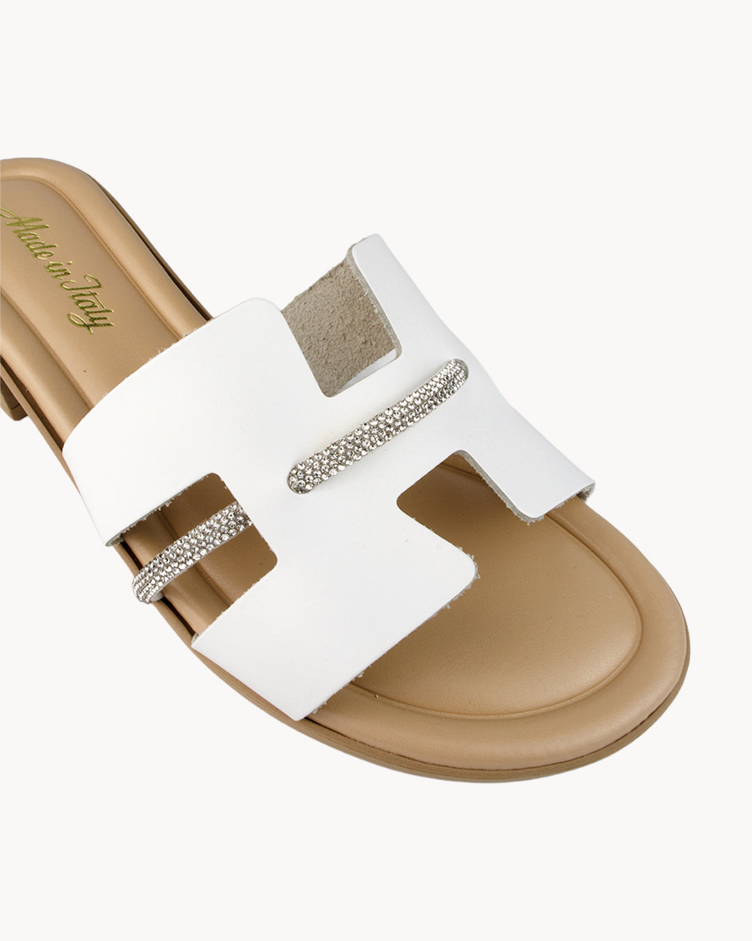 Sandalo Sibilla in pelle con tacco