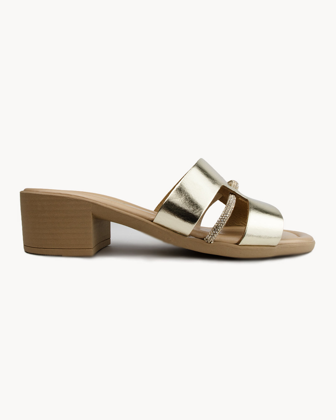 Sandalo Sibilla in pelle con tacco