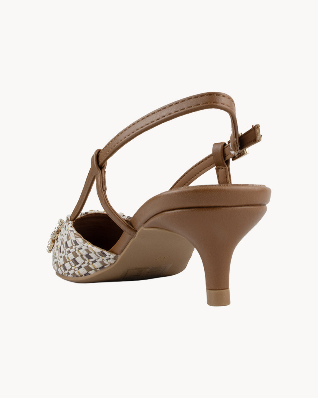 Slingback raffia multicolor Enrico Coveri