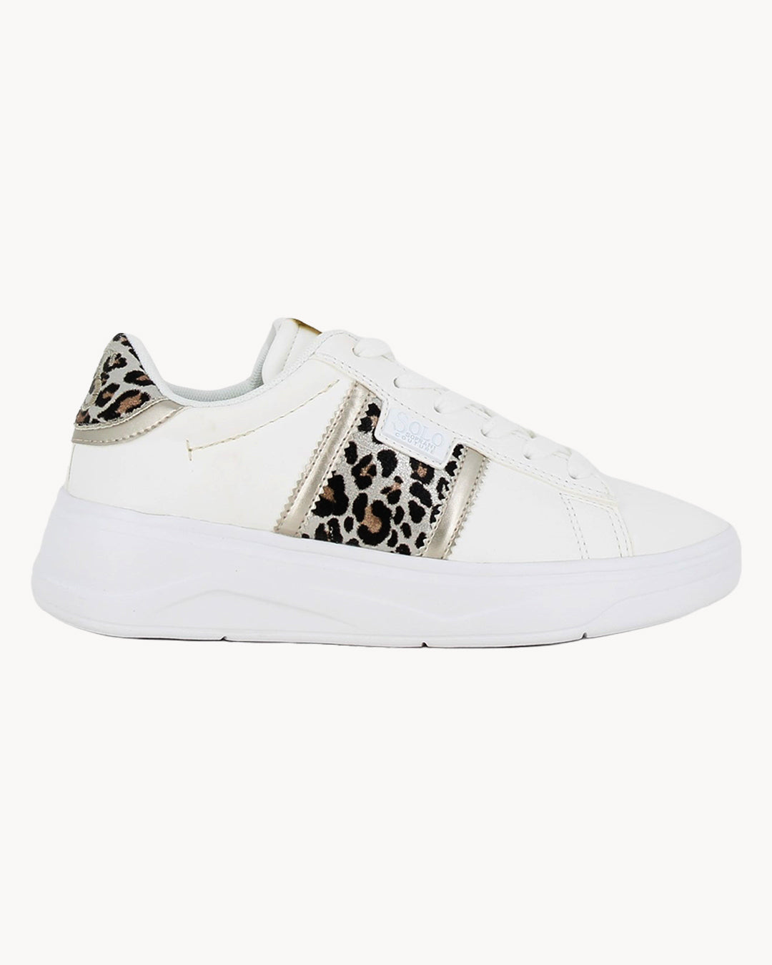 Sneakers stampa animalier Solo Soprani Couture