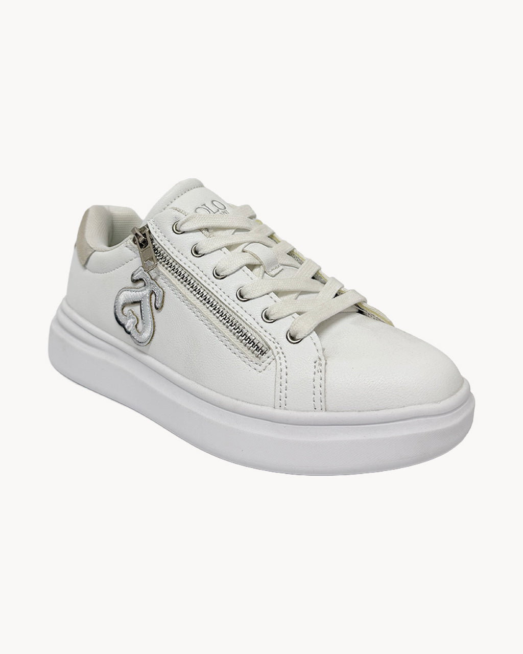 Sneakers donna Solo Soprani Couture con zip laterale