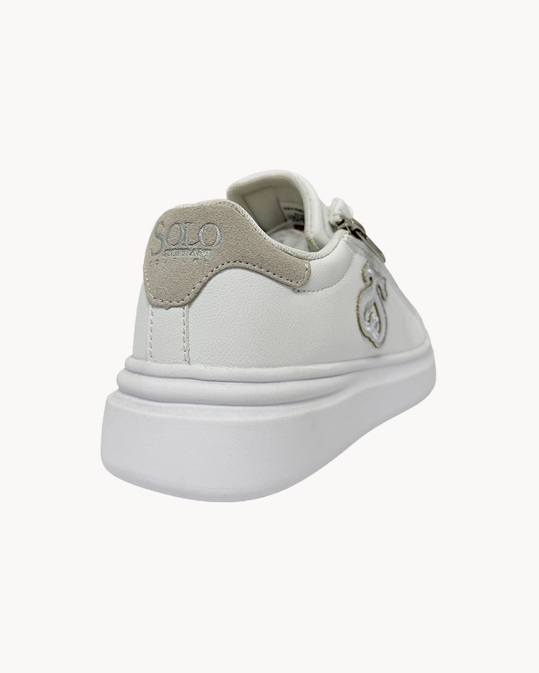 Sneakers donna Solo Soprani Couture con zip laterale