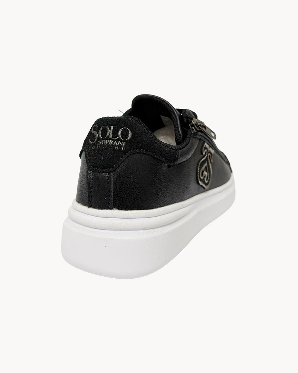 Sneakers donna Solo Soprani Couture con zip laterale