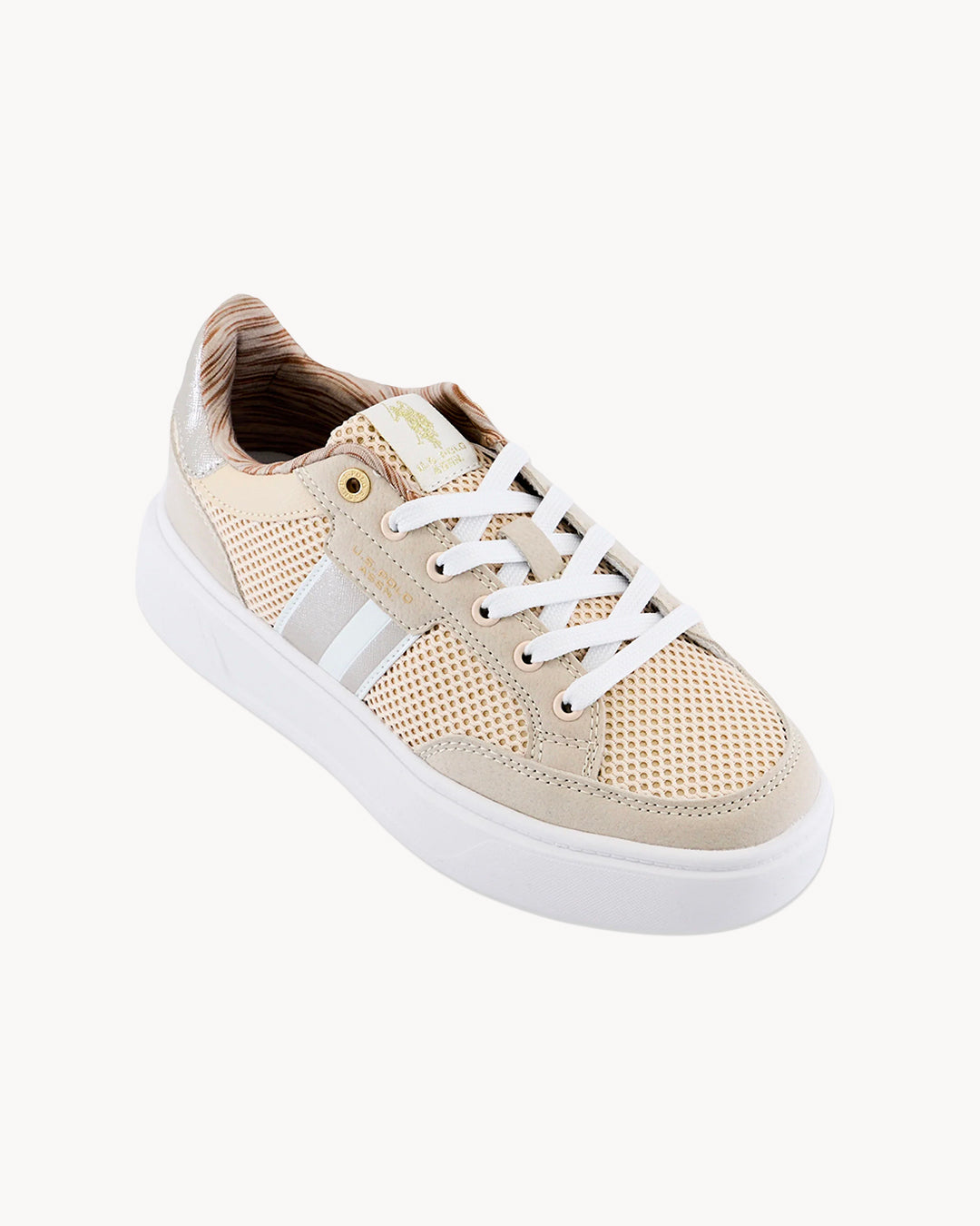 Sneakers U.S. Polo Assn. platform in mesh