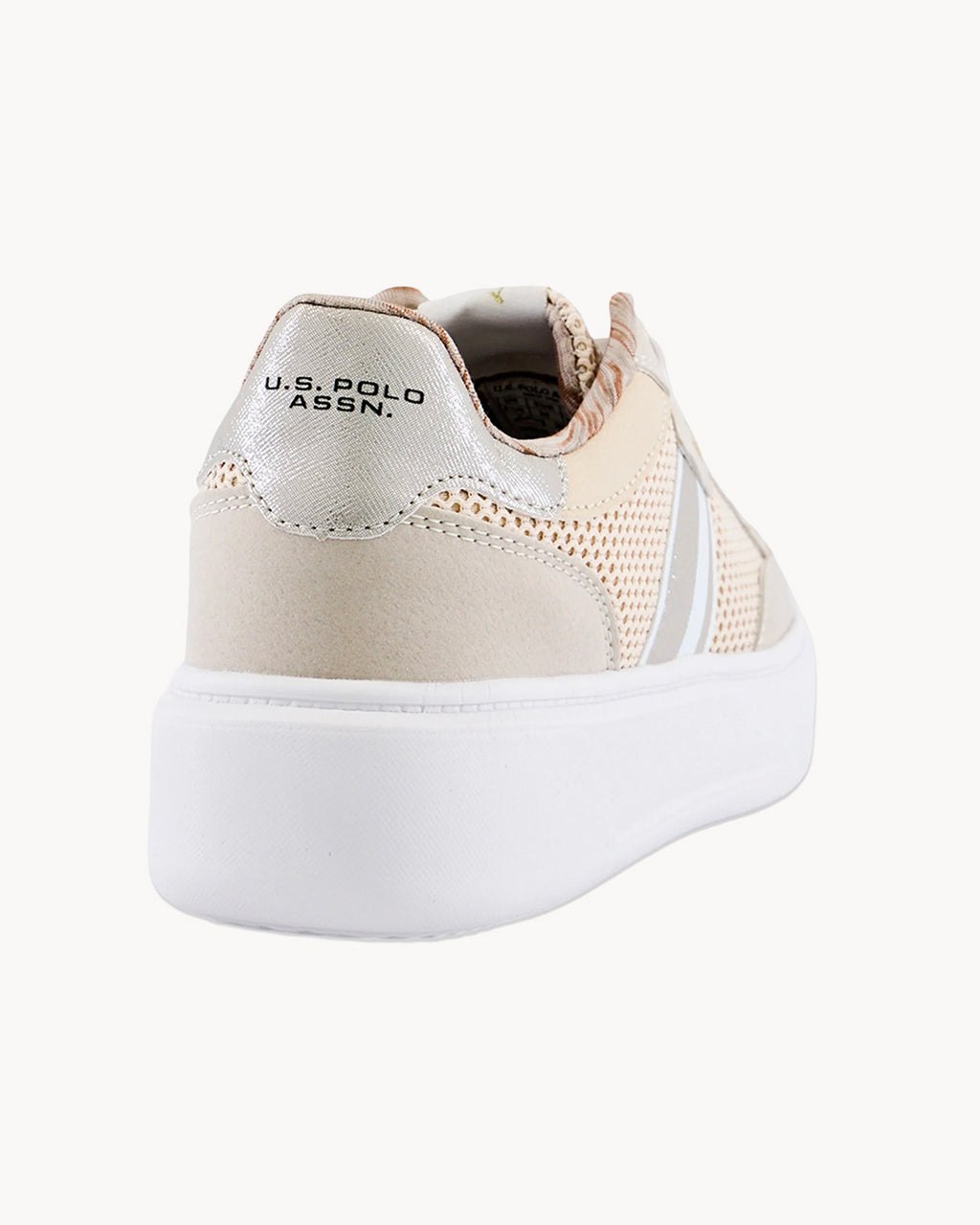 Sneakers U.S. Polo Assn. platform in mesh