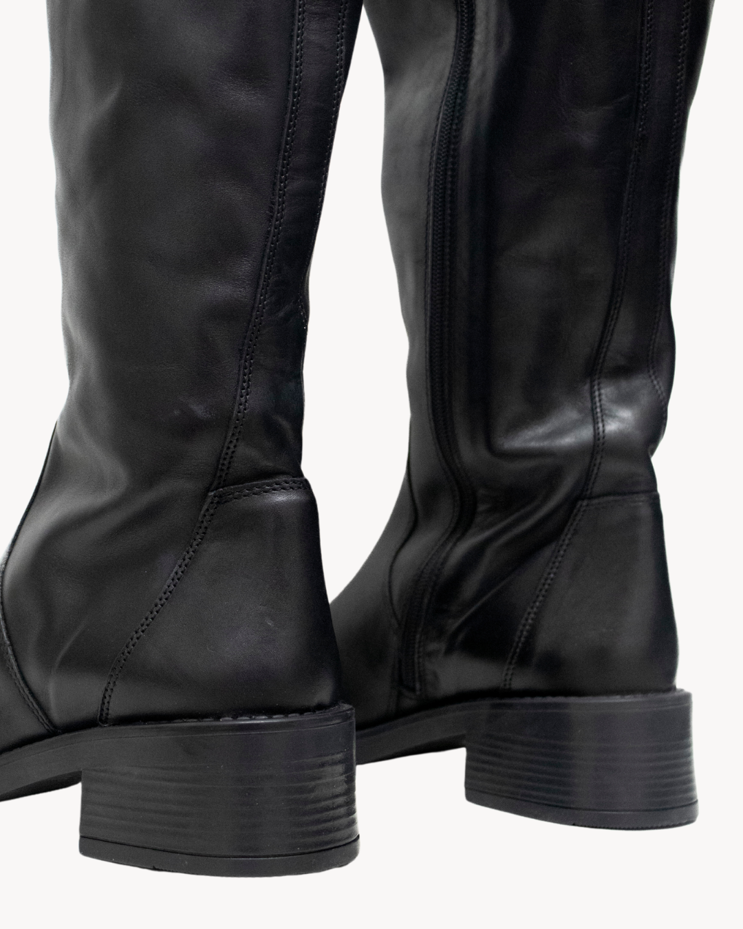 High Leather Boots