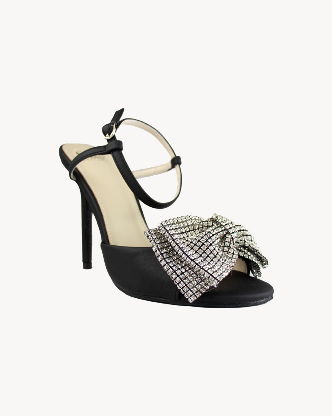 110mm Satin Bow Sandals