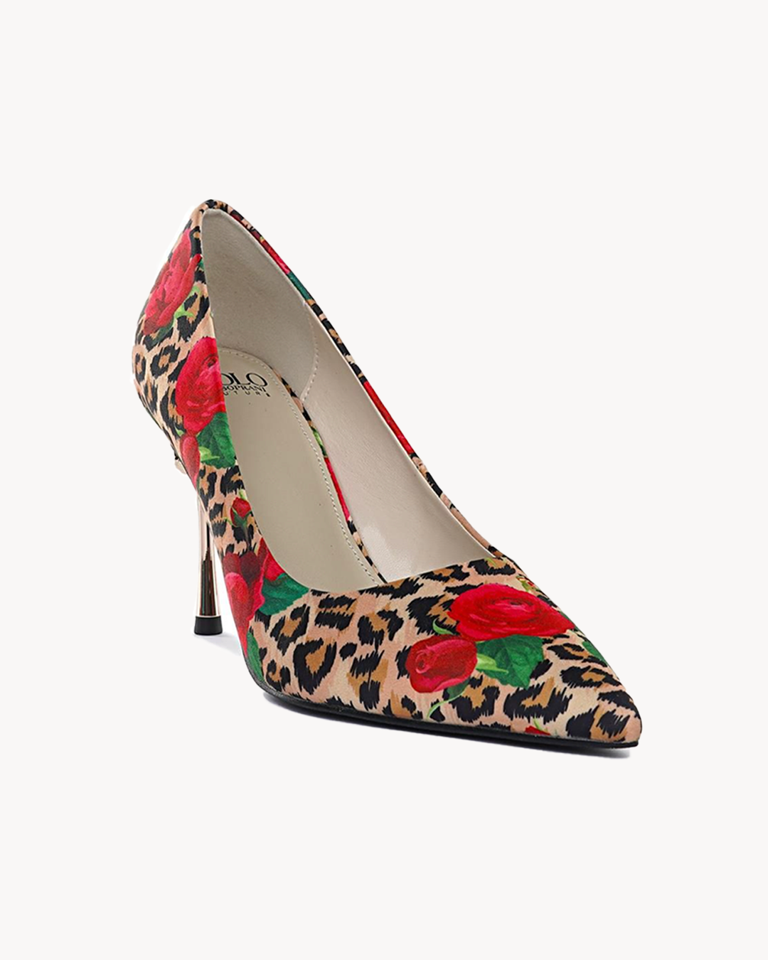 Animal print pumps